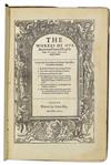 CHAUCER, GEOFFREY.  The Workes.  1602